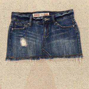 Mossimo Jean mini skirt, size 5